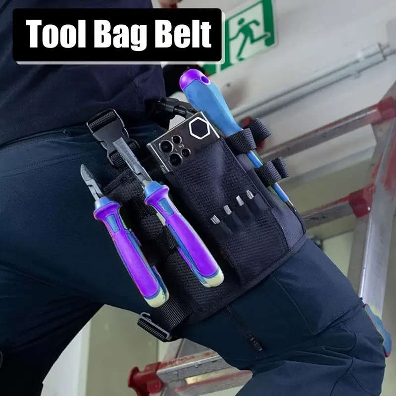 Waist bag with portable tool holder
