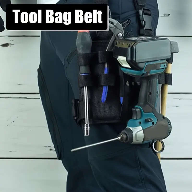 Waist bag with portable tool holder