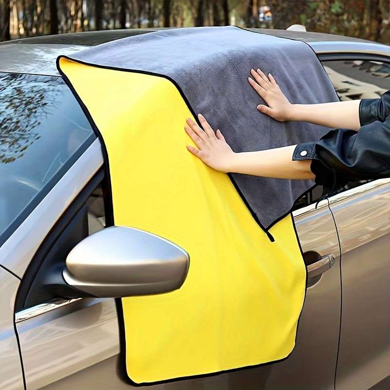 Super absorbent microfiber car wash towel