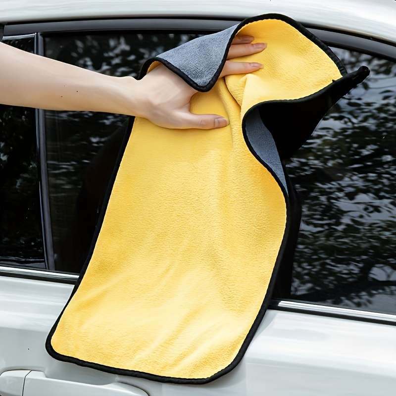 Super absorbent microfiber car wash towel