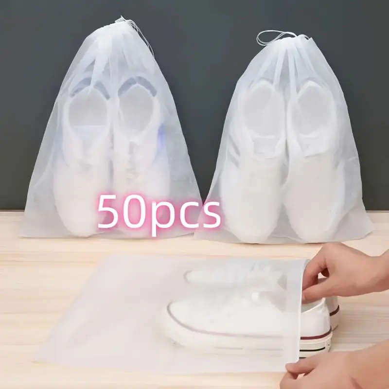 50 Pack Portable Shoe Storage Bags
