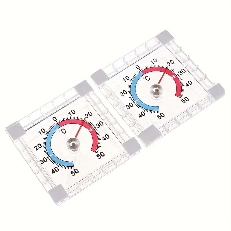 Plastic dial indoor thermometer