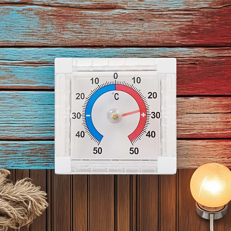 Plastic dial indoor thermometer