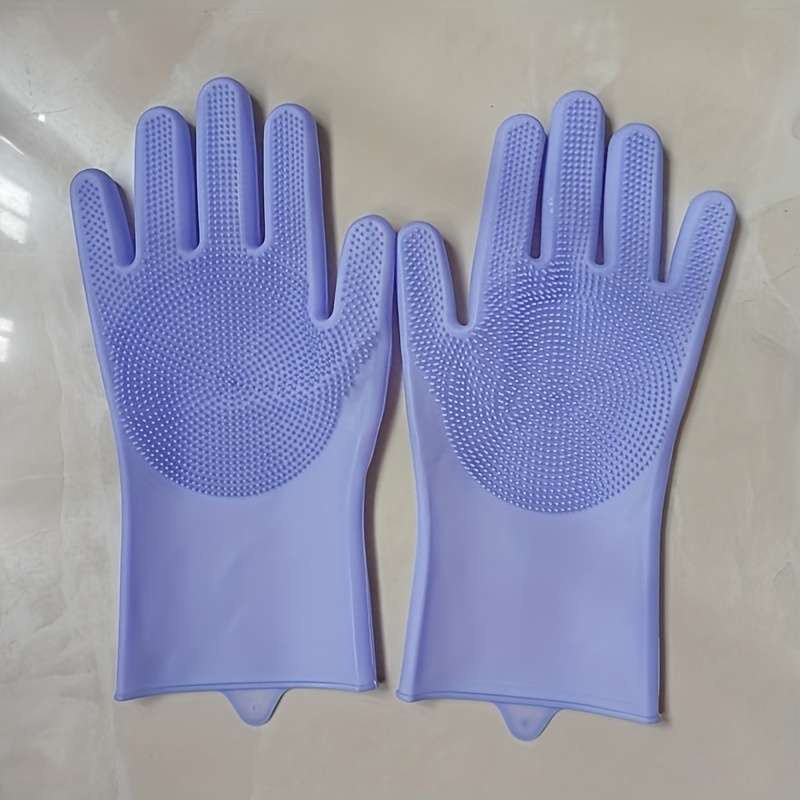 1 pair of kitchen dishwashing gloves