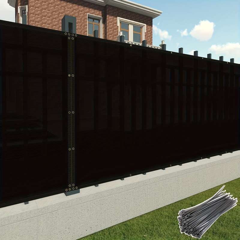 Black Heavy Duty Privacy Screen