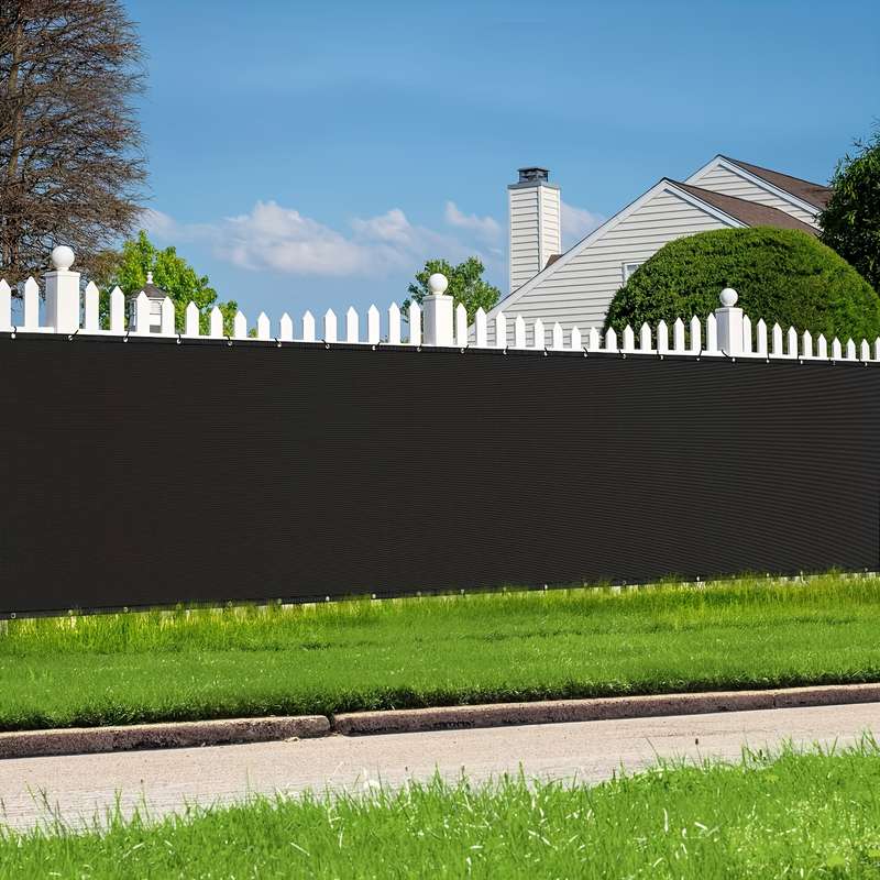Black Heavy Duty Privacy Screen