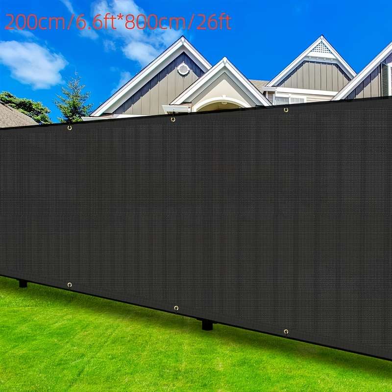 Black Heavy Duty Privacy Screen