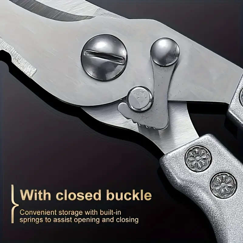 Upgraded stainless steel kitchen scissors