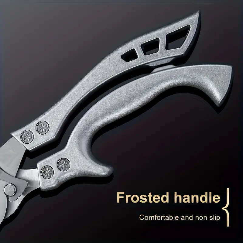 Upgraded stainless steel kitchen scissors