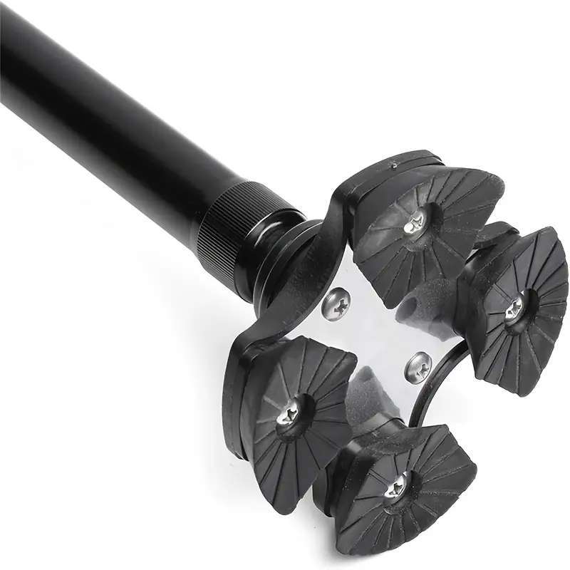 Aluminum adjustable telescopic height walking stick