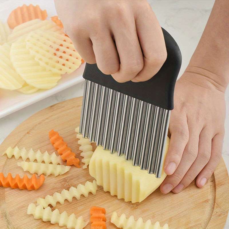 Stainless steel wavy knife, vegetable multi-purpose wavy knife, food safety kitchen knife, general purpose