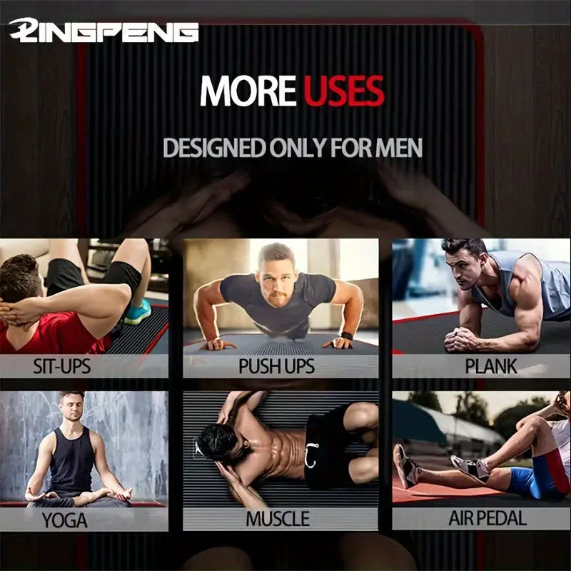 Durable non-slip yoga mat
