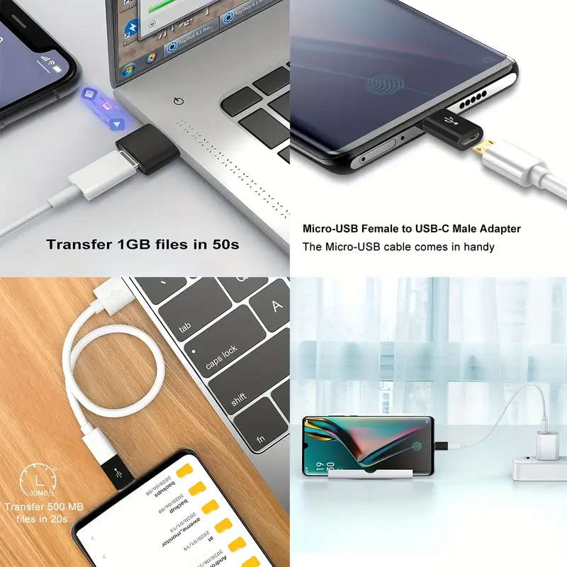 4 USB-C adapters
