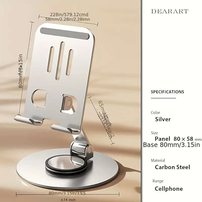Rotatable phone holder