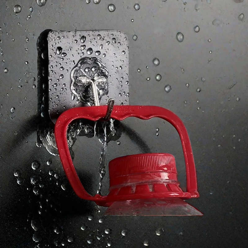 Heavy duty transparent adhesive hooks 24 pcs available, 9.98 KG super strong load bearing, no drilling required
