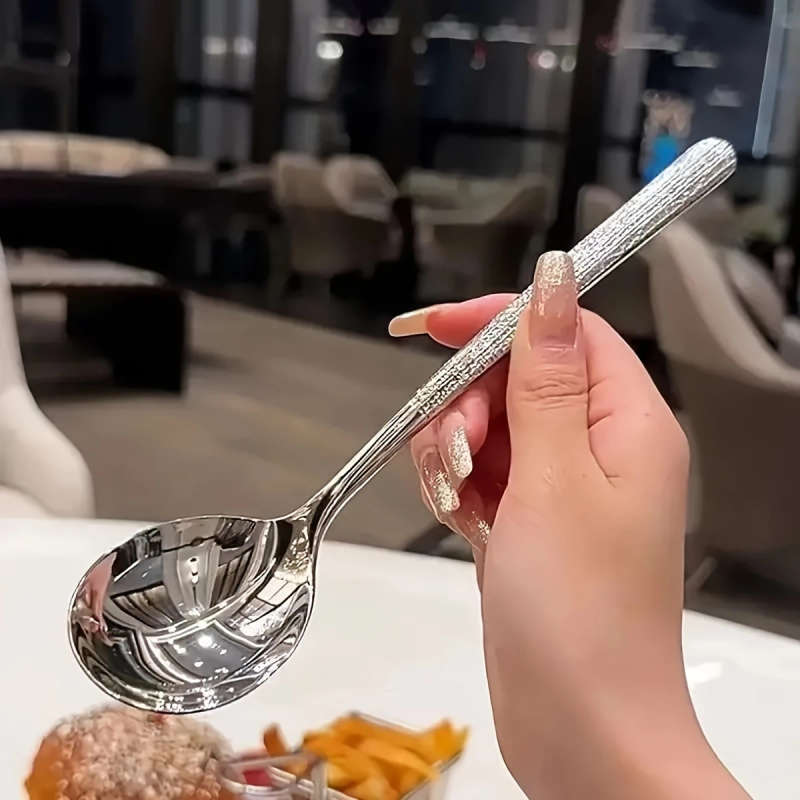 8-piece stainless steel spoon set