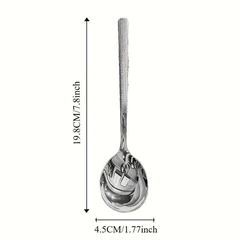 8-piece stainless steel spoon set