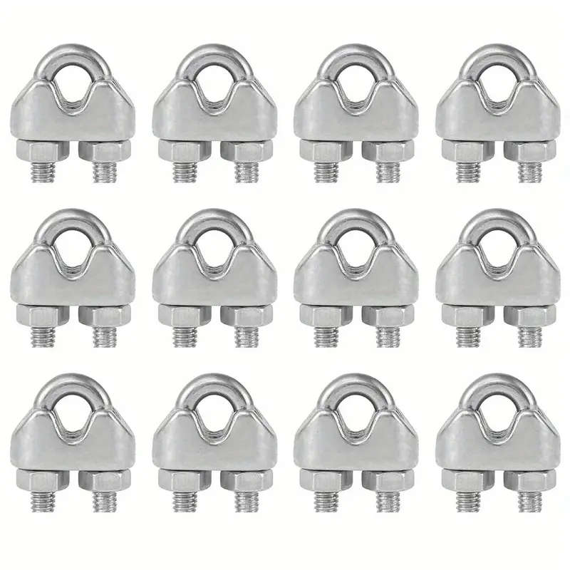 12 heavy duty M3 cable clamps