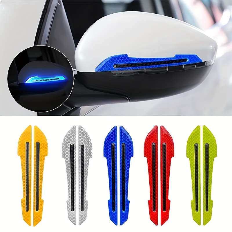 2-pack car rearview mirror reflective stickers