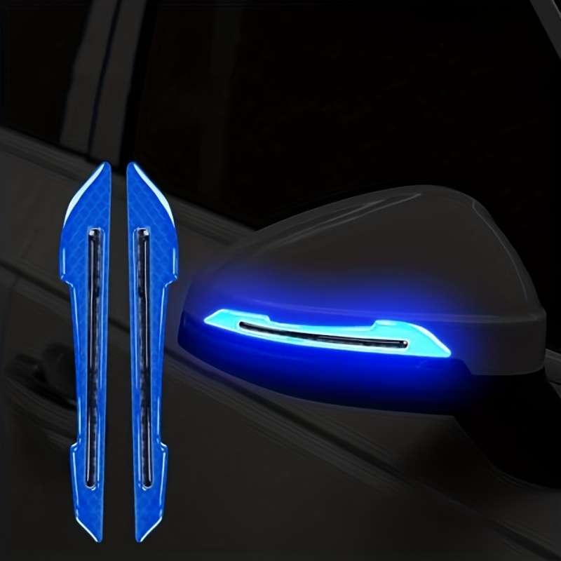 2-pack car rearview mirror reflective stickers