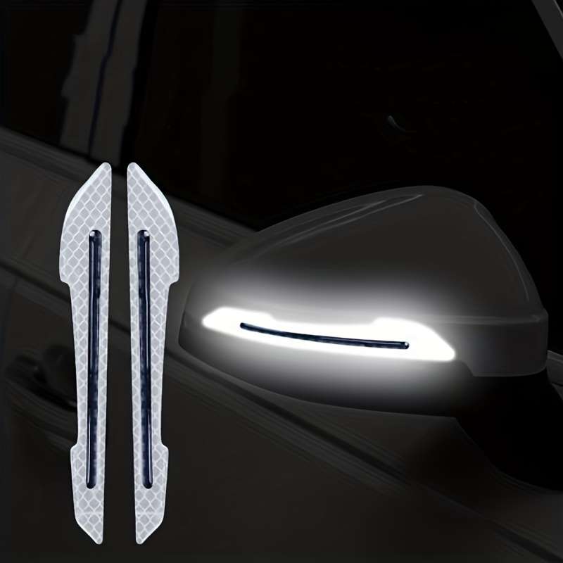 2-pack car rearview mirror reflective stickers