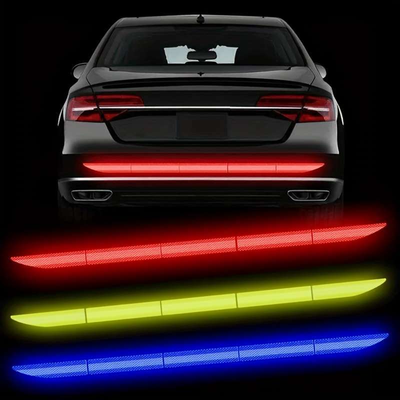Car bumper reflective stickers