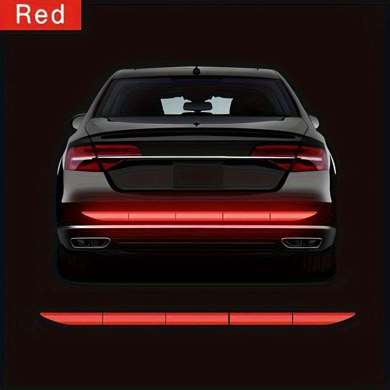 Car bumper reflective stickers