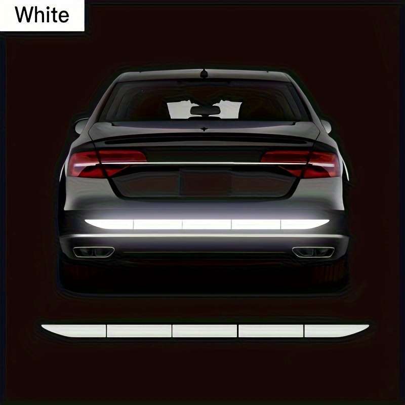 Car bumper reflective stickers