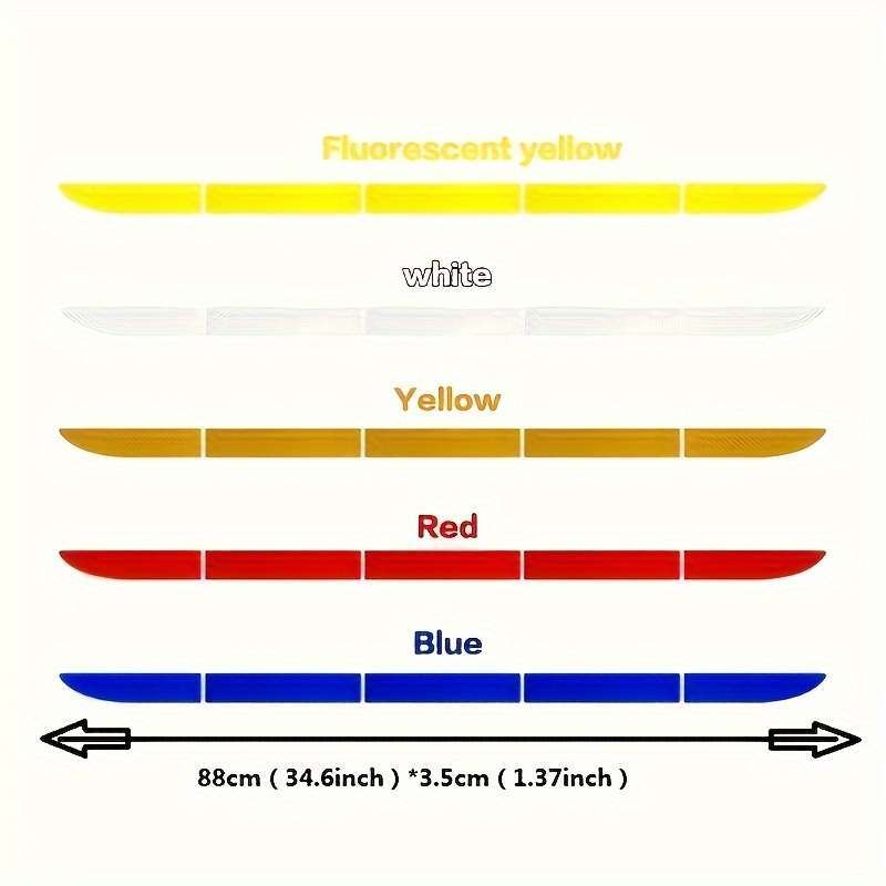 Car bumper reflective stickers