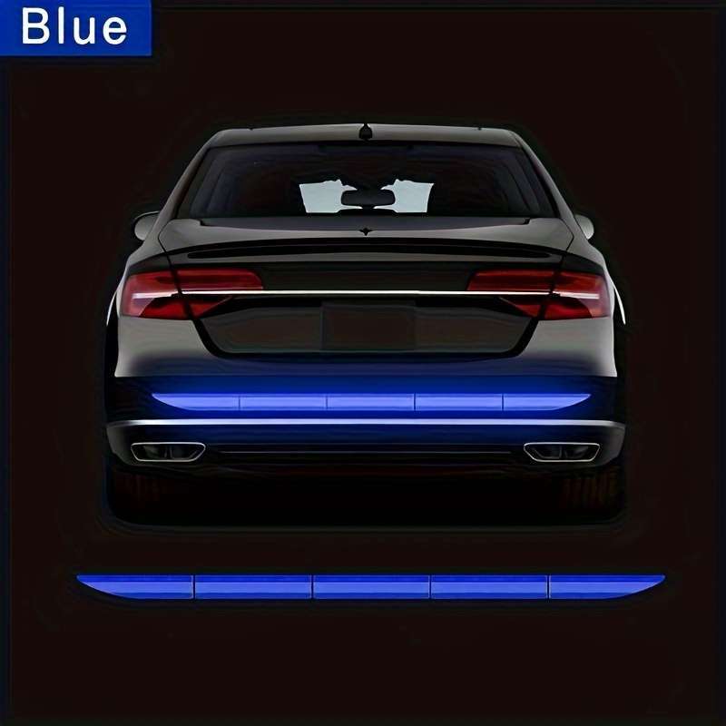 Car bumper reflective stickers
