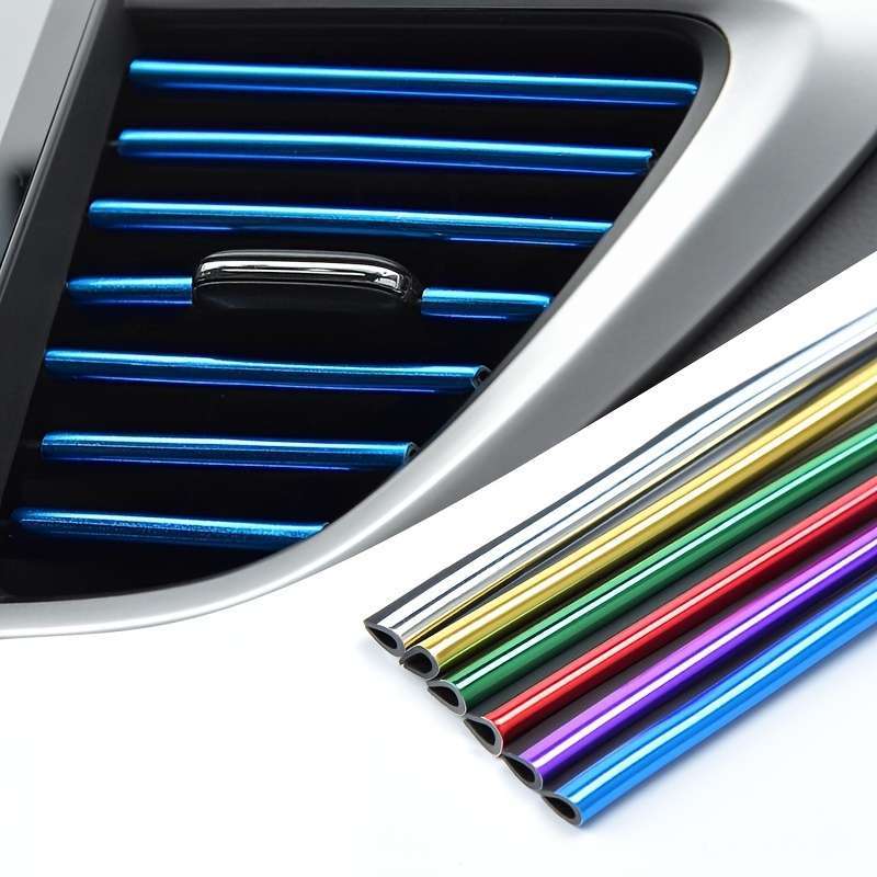 10 pieces 20cm Car air conditioning vent decorative strips