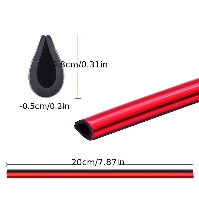10 pieces 20cm Car air conditioning vent decorative strips