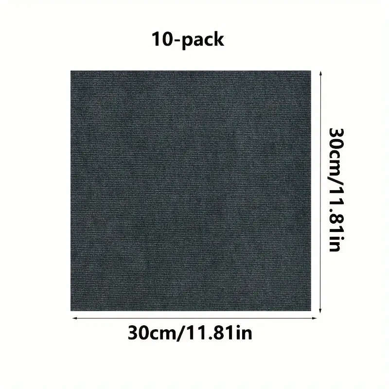 10 self-adhesive rugs