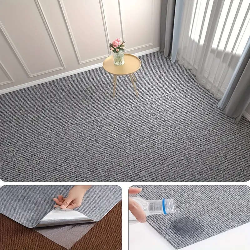 10 self-adhesive rugs