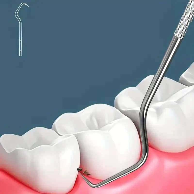 7-piece stainless steel toothpick set