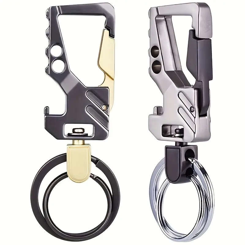 Zinc alloy multifunctional keychain