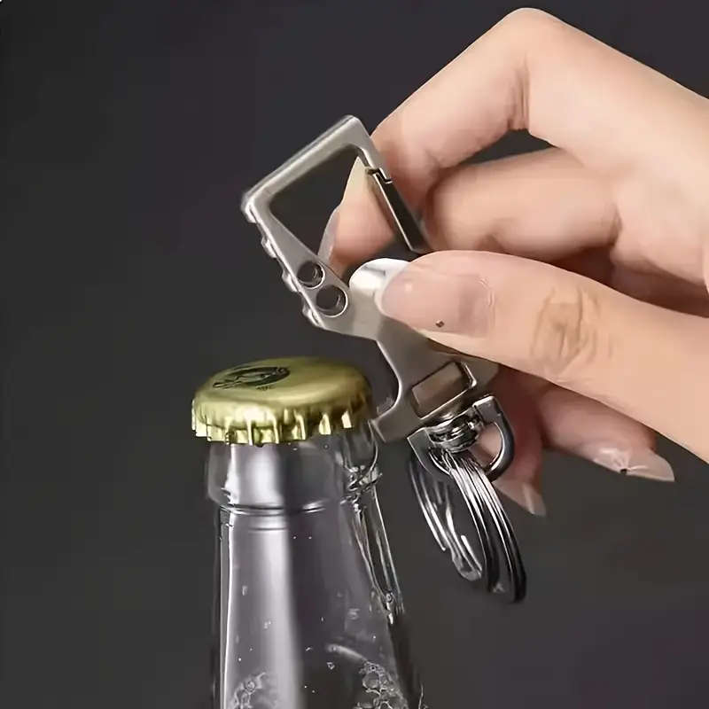 Zinc alloy multifunctional keychain
