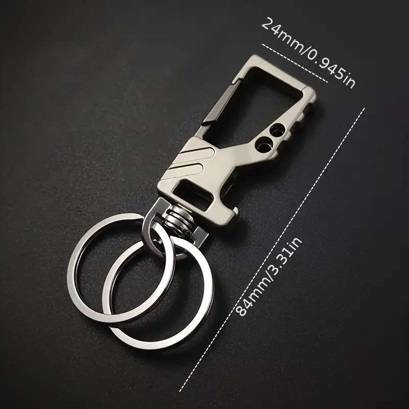 Zinc alloy multifunctional keychain