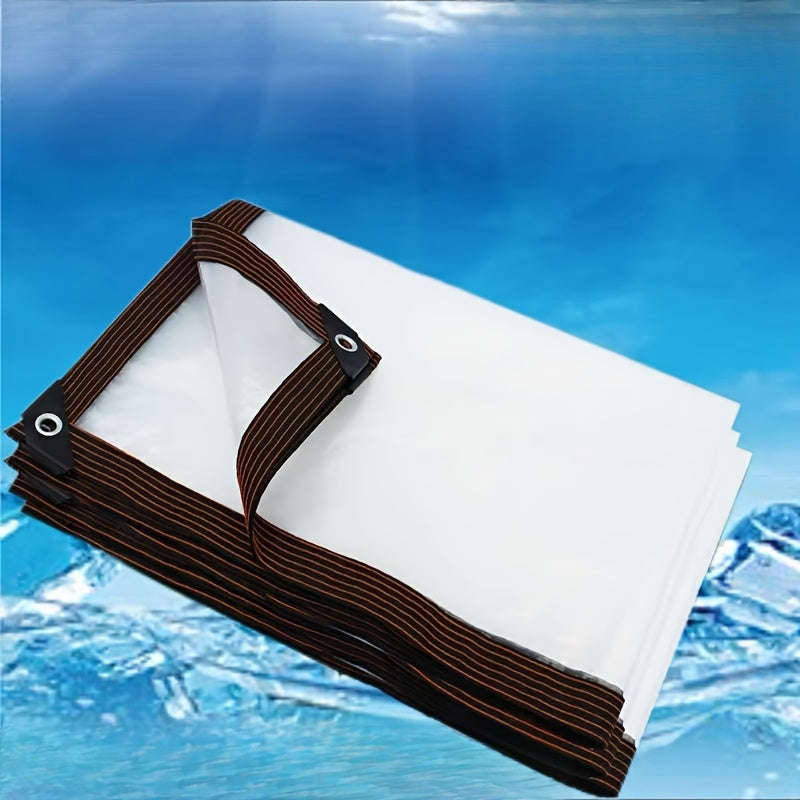 Waterproof UV Resistant Heavy Duty Clear Plastic Tarpaulin Size 1m x 2m