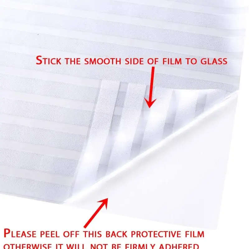 Semi-matte grid window privacy film