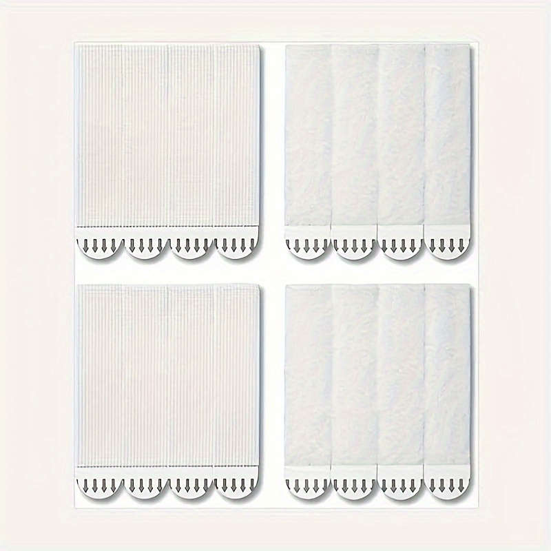32-pack strong adhesive picture hanging strips with punch holes