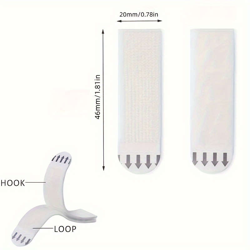 32-pack strong adhesive picture hanging strips with punch holes