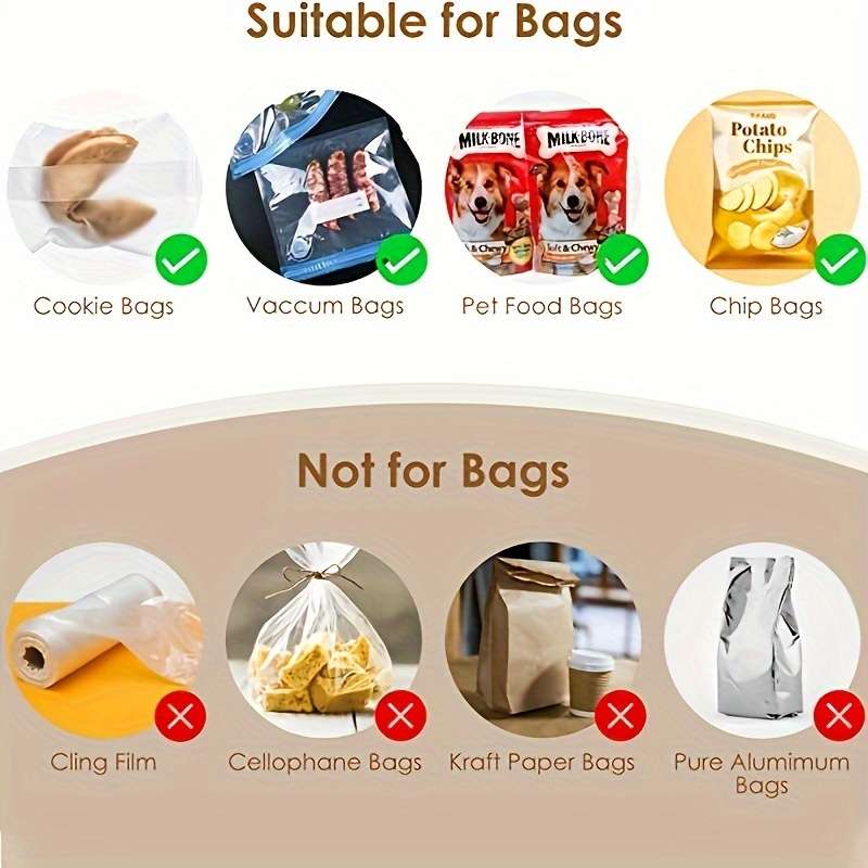 Compact Handheld Snack Bag Sealer (Random Colors)