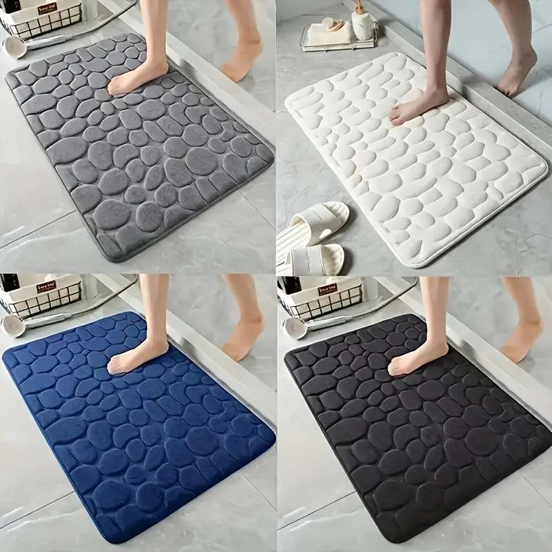 1 pack of quick-drying absorbent bathroom mat (random)