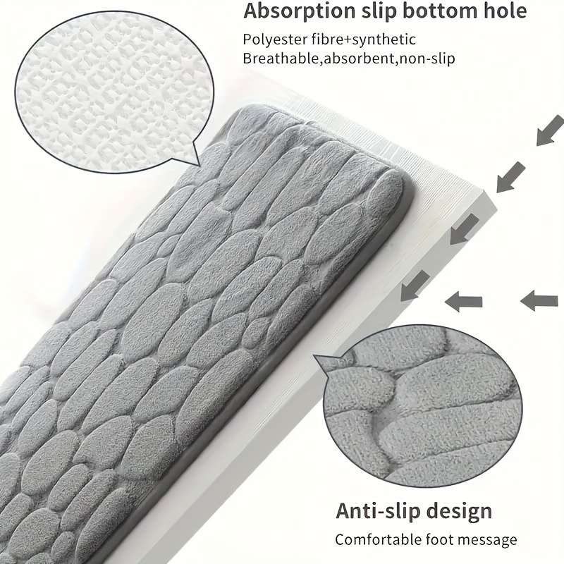 1 pack of quick-drying absorbent bathroom mat (random)