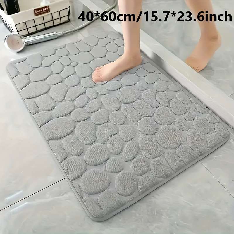 1 pack of quick-drying absorbent bathroom mat (random)