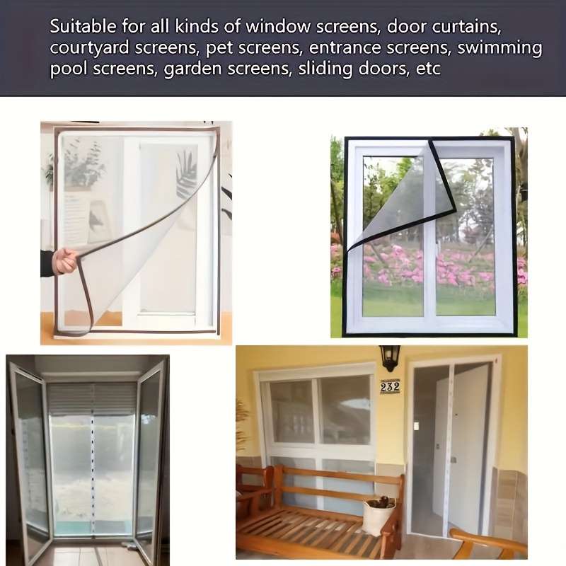 Home Fly Screens - Keep Pets Out with Easy-to-Install Screens