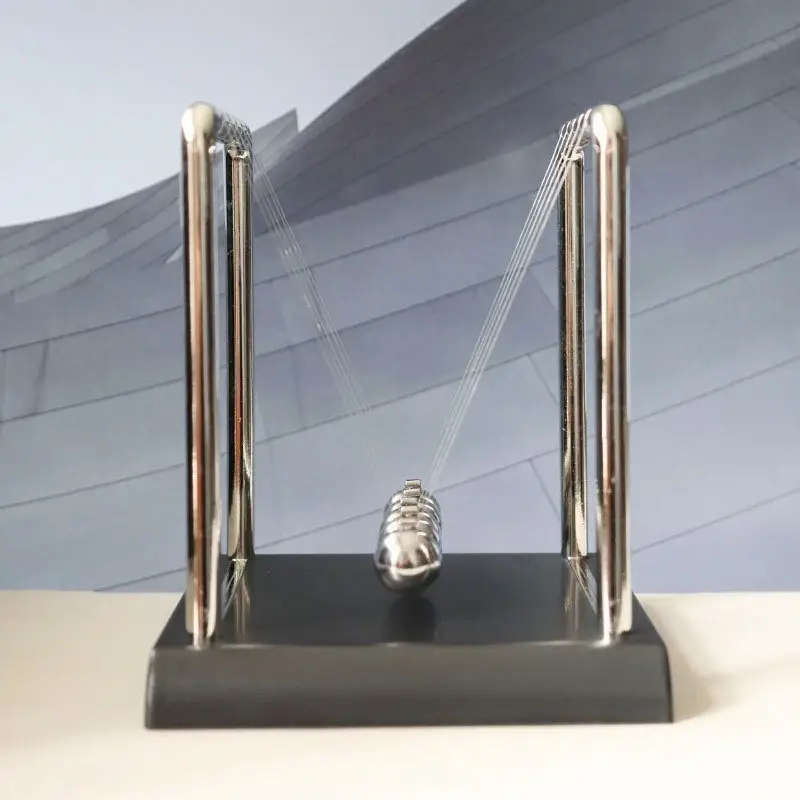 5 Ball Newton Cradle Metal and ABS Plastic Desktop Decoration
