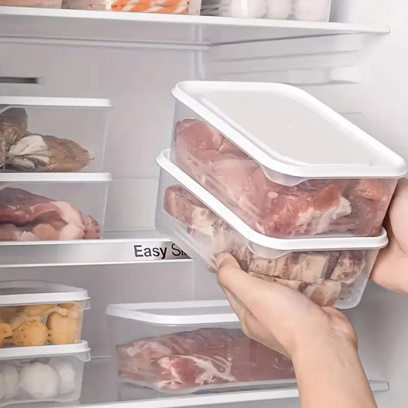 Set of 4 1200 ml refrigerator storage containers