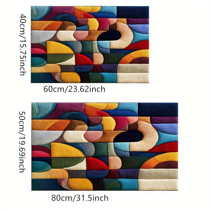 1 piece 50x80cm 19.69x31.50 inch floor mat